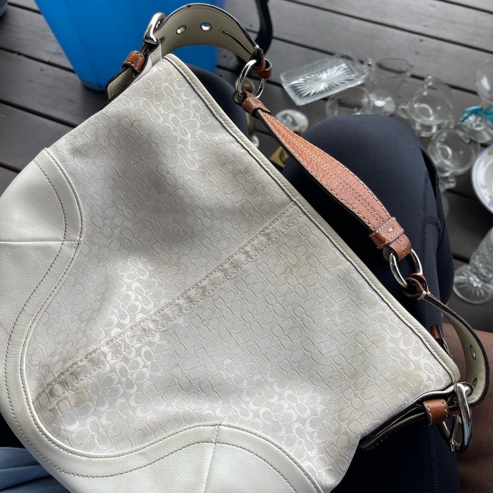 Vintage coach shoulder bag